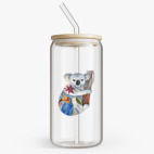 Банка с бамбуковой крышкой