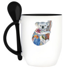 Кружка с ложкой