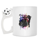 Кружка с футбольным мячиком