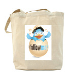 Холщовая сумка FOLLOW ME!