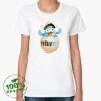 Женская футболка органик