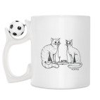 Кружка с футбольным мячиком