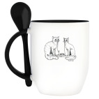 Кружка с ложкой