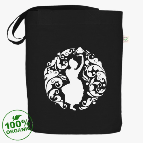 Сумка шоппер с принтом русско-индийский мотив