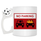 Кружка с футбольным мячиком