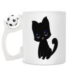 Кружка с футбольным мячиком