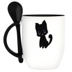 Кружка с ложкой