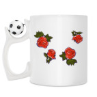 Кружка с футбольным мячиком