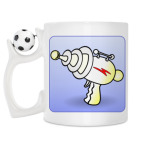 Кружка с футбольным мячиком