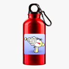 Металлическая бутылка 400 мл UV-DTF