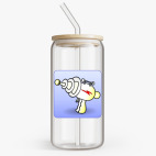 Банка с бамбуковой крышкой