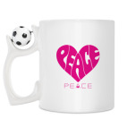 Кружка с футбольным мячиком