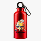 Металлическая бутылка 400 мл UV-DTF