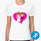 Женская спортивная футболка