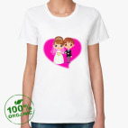 Женская футболка органик