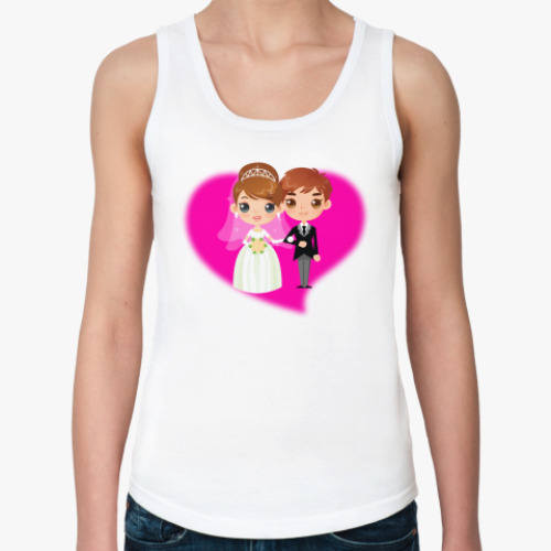 Женская майка с принтом Пара