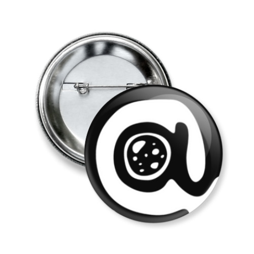 Значок 50мм с принтом Собака