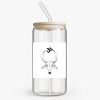 Банка с бамбуковой крышкой