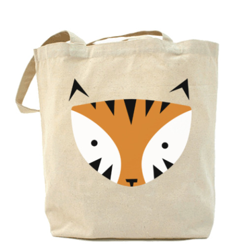 Сумка шоппер с принтом Лиса