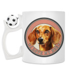 Кружка с футбольным мячиком