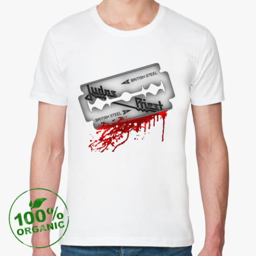 Футболка из органик-хлопка с принтом Judas Priest