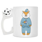 Кружка с футбольным мячиком