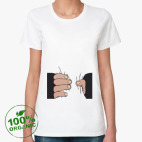 Женская футболка органик