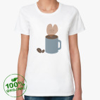 Женская футболка органик