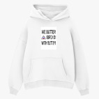 Толстовка худи оверсайз