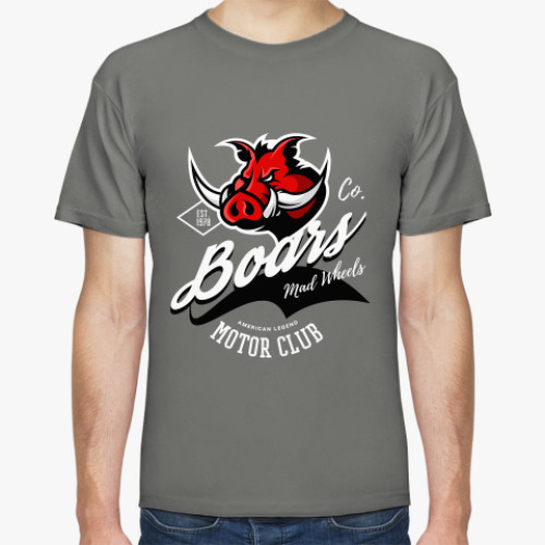 Футболка Boars American Legend Motor Club Mad Wheels Biker