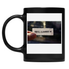 Кружка цветная UV-DTF