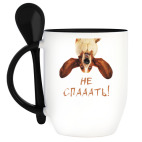 Кружка с ложкой