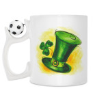 Кружка с футбольным мячиком
