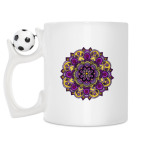 Кружка с футбольным мячиком