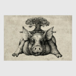 Свинья под дубом