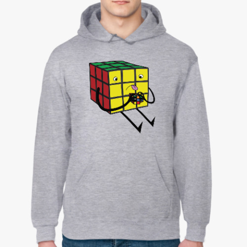 Толстовка худи с принтом Кубик Рубика | Rubiks Cube