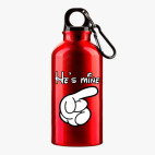 Металлическая бутылка 400 мл UV-DTF