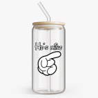 Банка с бамбуковой крышкой