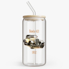 Банка с бамбуковой крышкой