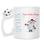 Кружка с футбольным мячиком