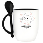 Кружка с ложкой