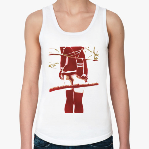 Женская майка с принтом Сексуальная девушка