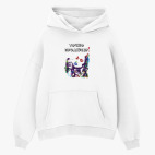 Толстовка худи оверсайз