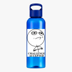 Прозрачная спортивная бутылка