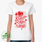 Женская футболка органик