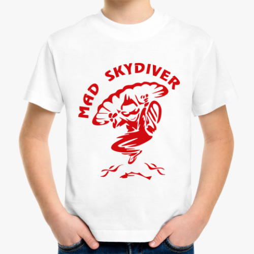 Детская футболка MAD SKYDIVER