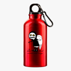 Металлическая бутылка 400 мл UV-DTF