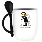 Кружка с ложкой