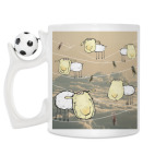 Кружка с футбольным мячиком