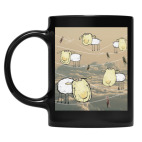 Кружка цветная UV-DTF